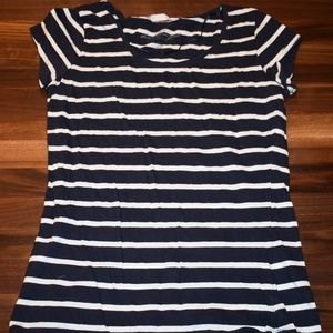 H&M Stripped V-Neck T-Shirt